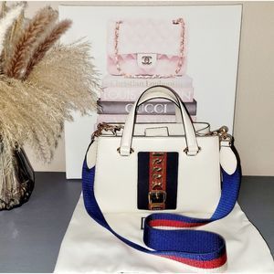 GUCCI Sylvie Web Line Chain Handbag 2 way